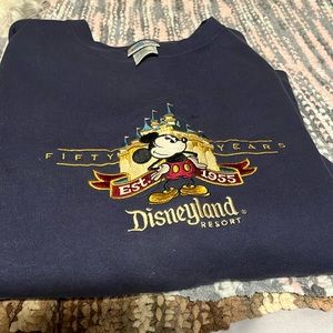 Disney Fifty Years navy sweatshirt with 2008 yr of million dreams antenna ball